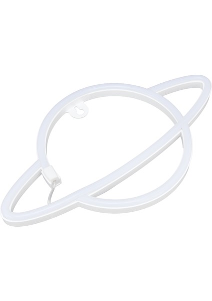 Planet Neon Lamba LED Neon Tabela Yatak Odası Çocuk Odası Oturma Odası Dekor USB Pil ile Çalışan Pembe Işık Mavi Işık (Yurt Dışından)