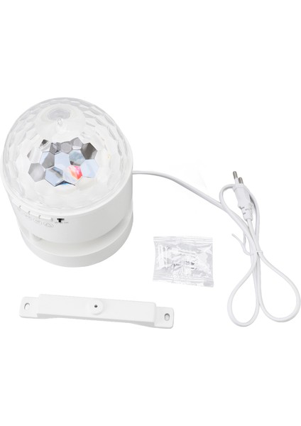 Disko Topu Işık Desteği Bluetooth Müzik Çalma Disko Topu Sahne Parti Işığı Rgb Dj Strobe Işığı 2.95FT Kablo ile 85‑265V (Yurt Dışından)
