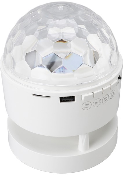 Disko Topu Işık Desteği Bluetooth Müzik Çalma Disko Topu Sahne Parti Işığı Rgb Dj Strobe Işığı 2.95FT Kablo ile 85‑265V (Yurt Dışından) fırsatları