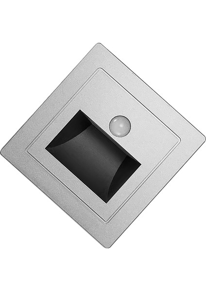 Hareket Sensörlü Merdiven Lambası Abs Gömme LED Güneş Enerjili Merdiven Lambaları Güverte Basamaklar Çit Avlu Bahçe Yol Beyaz Güneş Enerjili Işık 3000K Sıcak Işık (Yurt Dışından) modelleri