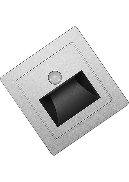 Hareket Sensörlü Merdiven Lambası Abs Gömme LED Güneş Enerjili Merdiven Lambaları Güverte Basamaklar Çit Avlu Bahçe Yol Beyaz Güneş Enerjili Işık 3000K Sıcak Işık (Yurt Dışından) fırsatları