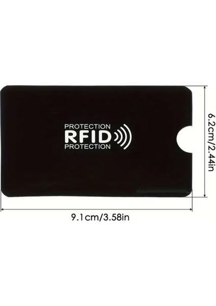 Kredi Kartı Kart Manyetik Koruma Kabı Siyah - Hırsızlığa Karşı - 2 Adet fiyatları
