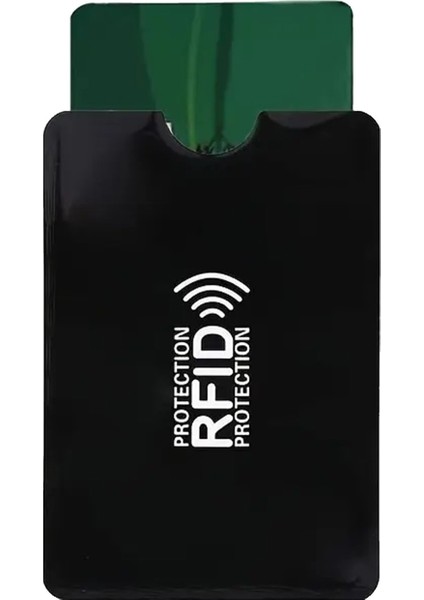 Kredi Kartı Kart Manyetik Koruma Kabı Siyah - Hırsızlığa Karşı - 2 Adet indirimleri