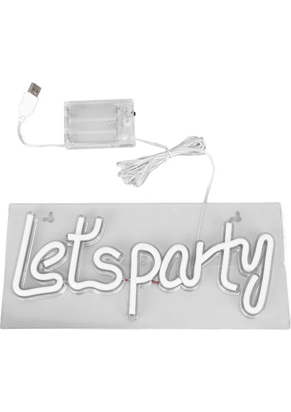 Parti Neon Tabelaları USB ile Çalışan Pil ile Çalışan Parti Işıklı Tabela Romantik Sözcük LED Neon Tabela Bekarlığa Veda Partisi Düğün Için (Yurt Dışından) fiyatları