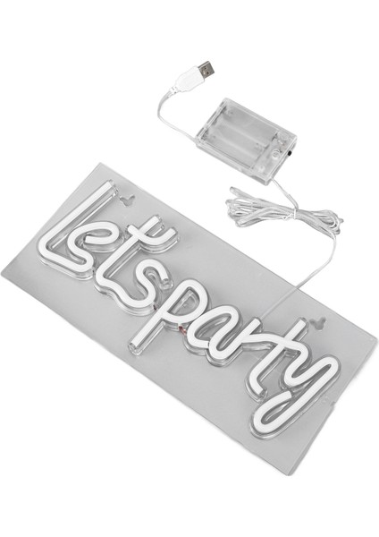 Parti Neon Tabelaları USB ile Çalışan Pil ile Çalışan Parti Işıklı Tabela Romantik Sözcük LED Neon Tabela Bekarlığa Veda Partisi Düğün Için (Yurt Dışından) modelleri