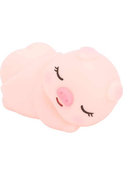 Piggy Gece Lambası USB Şarjlı Renk Değiştiren Yumuşak Silikon Başucu Lambası Sevimli Şekilli Masa Lambası Yatak Odası Için (Yurt Dışından) fırsatları