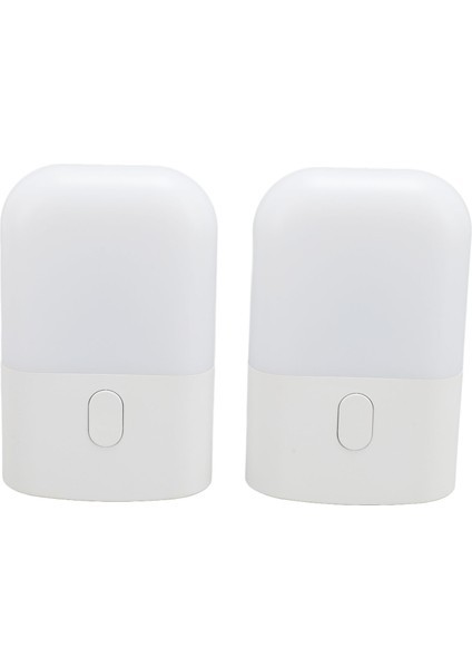 2 Adet Akıllı Gece Lambası Kısılabilir Sıcak Işık 0,5 W LED Işık Sensörleri Takılabilir Gece Lambası Yatak Odası Merdivenler Koridorlar Için Ab Fişi 220‑240 V (Yurt Dışından)