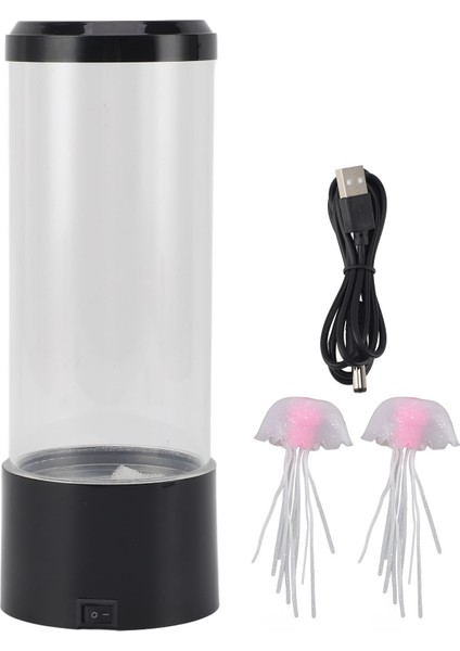 Akvaryum Lambası USB ile Çalışan Akvaryum LED Gece Lambası Renk Değiştiren Sa-Hte Balık Tankı Dekoratif Lamba Yatak Odası Yatak Odası Masaüstü (Yurt Dışından)