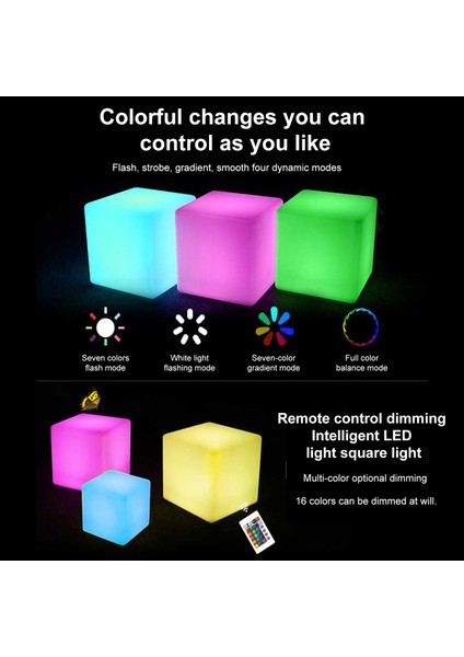 Uzaktan Kumandalı USB Şarjlı Masa Lambası ile Küp Işıklar Çocuklar Için Oyuncaklar Hediye (Yurt Dışından) modelleri