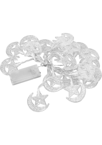 20LED Ramazan Lambası Dize Peri Süsü Eid Mubarak Dize Işıkları 3 Metre Düğün Doğum Günü Partisi Için (Yurt Dışından)