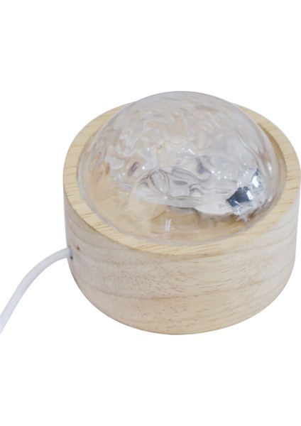 Su Dalgası Lambası USB LED Duvar Tavan Projeksiyon Dekor Masa Dinamik Su Dalgası Oda Işığı Ev Için Monokromatik Sıcak Işık (Yurt Dışından)