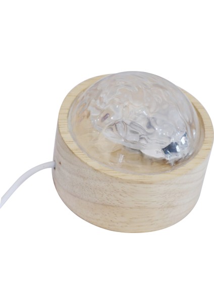Su Dalgası Lambası USB LED Duvar Tavan Projeksiyon Dekor Masa Dinamik Su Dalgası Oda Işığı Ev Için Monokromatik Sıcak Işık (Yurt Dışından)
