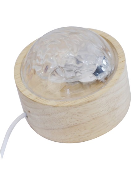 Su Dalgası Lambası USB LED Duvar Tavan Projeksiyon Dekor Masa Dinamik Su Dalgası Oda Işığı Ev Için Monokromatik Sıcak Işık (Yurt Dışından)