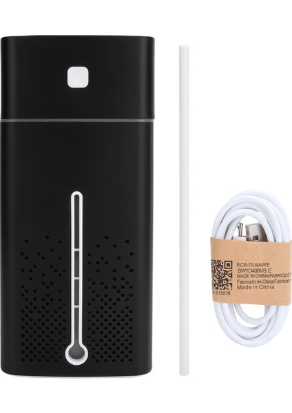 1000ML Taşınabilir Soğuk Sis Nemlendirici USB Sessiz Ultrasonik Nemlendirici Bebek Odası Yatak Odasısiyah (Yurt Dışından)