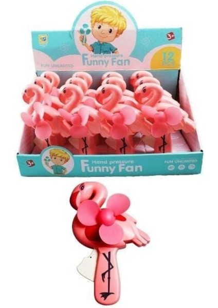 Beyaz Flamingo Basmali Fan 96 Mlv, Serin ve Ferah Havalı Ortam, 2+ Yaş