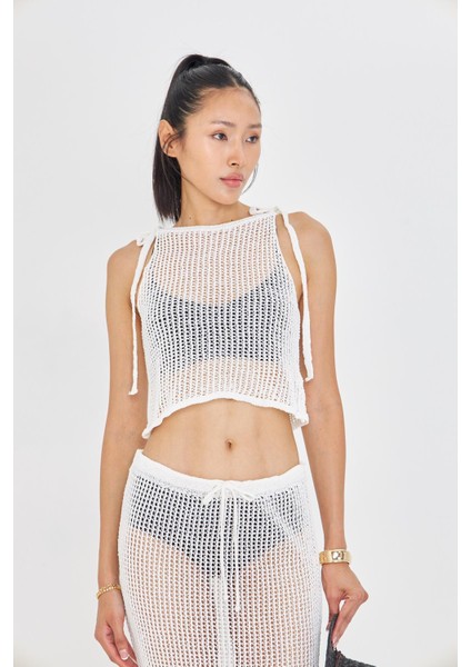 Ajurlu Askılı Bluz fiyatları