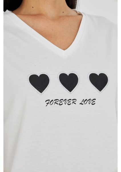 Forever Love Baskılı T-Shirt fiyatları