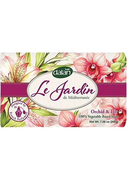 Katı Sabun - Le Jardin Orchid & Lily - 200 gr