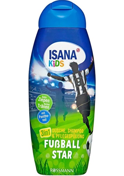 Duş Jeli ve Şampuan - 3'ü 1 Arada Futbol Starı Meyvemsi - 300 ml