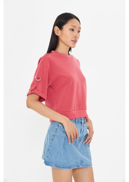 Bisiklet Yaka Duble Kol Modal T-Shirt indirimleri