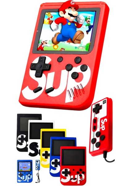 Çok Renkli Mini PSP 400 Oyun Konsolu, Eğlence Dolu Anlar, 3+ Yaş, TR Menşei