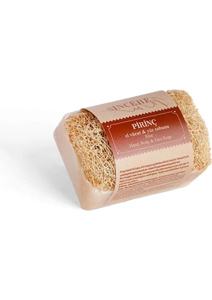Kabak Lifli Sabun - Pirinç - 120 gr