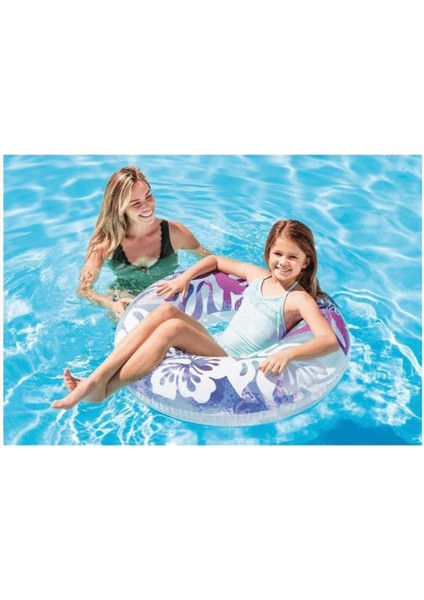 Çiçek Desenli Tutunmalı Simit 76 cm 59251