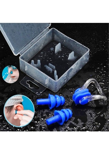 Silikon Kulak ve Burun Klipsi Seti, 2'li ve 22'li, Siyah, Yaş 8+ modelleri