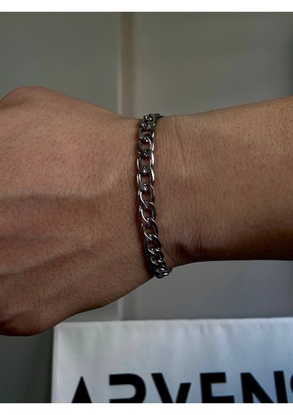 Silver Erkek Zincir Bileklik Kadın Paslanmaz Çelik Renk Atmaz Unısex Kararmaz Çelik Bileklik modelleri