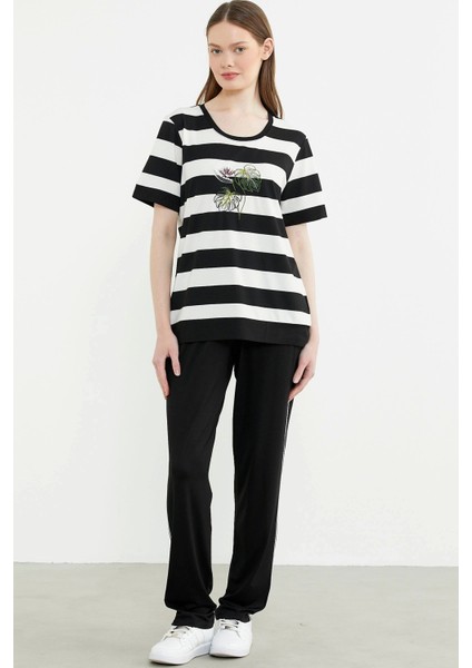 Sementa 76476 Rahat Kalıp Çizgili Pantolon Takım modelleri