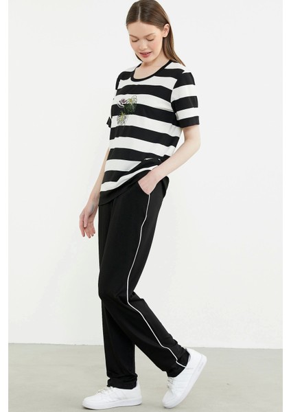 Sementa 76476 Rahat Kalıp Çizgili Pantolon Takım fırsatları