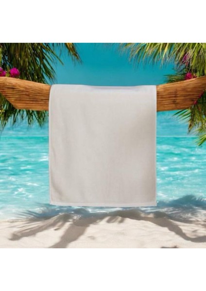 Yumuşak pamuk havlu 50x90 cm krem renkli, konforlu ve şık kullanım için ideal