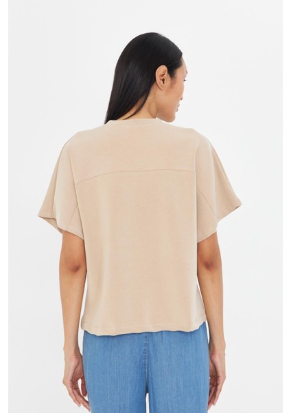 Düşük Omuz Modal T-Shirt modelleri