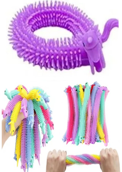 Yumuşak ve Esnek Mor Duyusal Squishy, Renkli ve Eğlenceli, 1'li Paket, 3+ Yaş