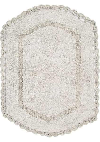 Gri Banyo Paspası Takımı 2'li 40x60 ve 60x90 cm, Orta Yükseklik modelleri