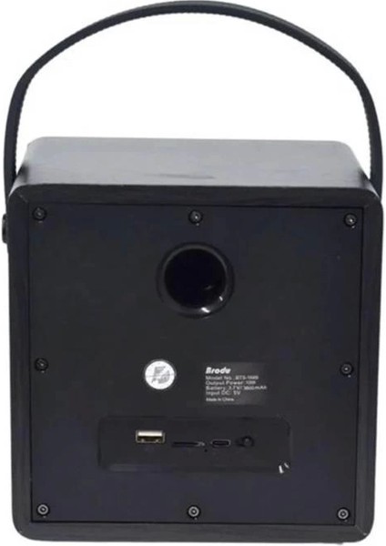 BTS-1688 Yeşil Mikrofonlu Karaoke Bluetooth Hoparlör