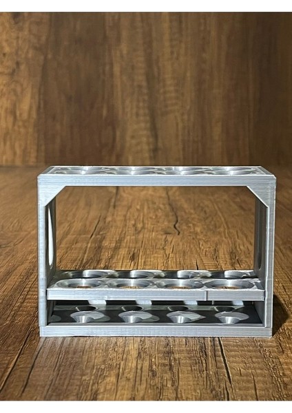 8'li Kan Alma Tüp Standı Tüp Sporu (16 * 100MM Için Uyumlu- Gri) fırsatları