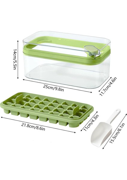 Pratik 32 Yuvalı Buz Kalıbı, 25x14cm, Plastik, Yeni Nesil, Soğuk Buzluk Kalıbı modelleri