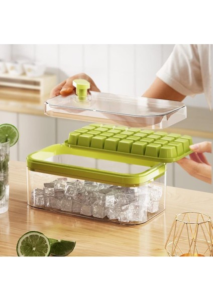 Pratik 32 Yuvalı Buz Kalıbı, 25x14cm, Plastik, Yeni Nesil, Soğuk Buzluk Kalıbı