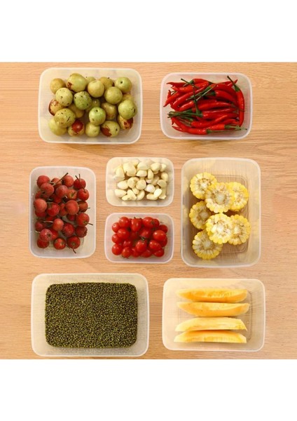 Şeffaf, kapaklı, 1 litrelik, sızdırmaz plastik saklama kabı, 20'li paket, turuncu indirimleri