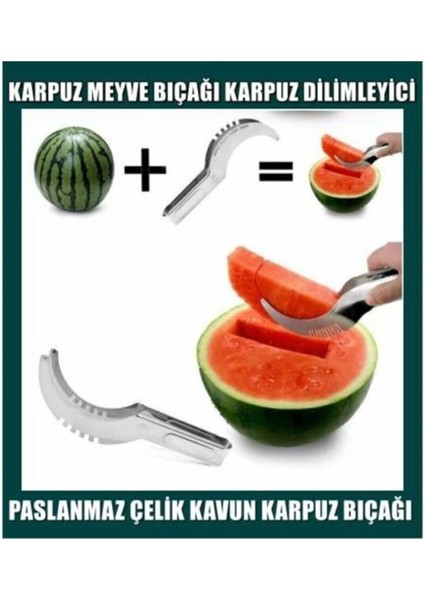 Paslanmaz çelik meyve dilimleyici, kavun ve karpuz kesici bıçak fiyatları