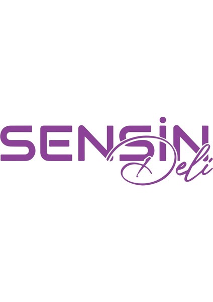 Sensin Deli Sticker 17X17 cm Mor