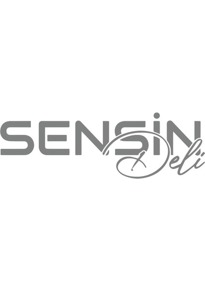 Sensin Deli Sticker 17X17 cm Gri