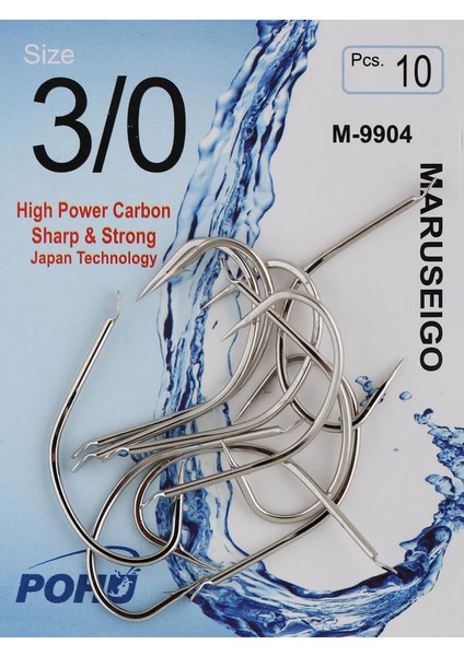 M-9904 Sb No: 3/0 10'lu Paket Olta Iğnesi