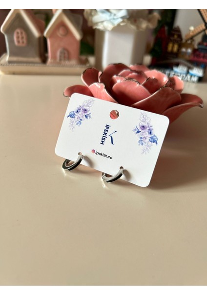 Silver Renk, Halka Küpe – Sade Şıklık, Klips Kapama ile Günlük ve Şık Tasarım, Paslanmaz Çelik fırsatları