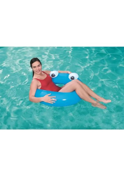 Gözlü simit, 91 cm, 3 renk seçeneği, mavi, şık ve kullanışlı, 3+ yaş için ideal fırsatları