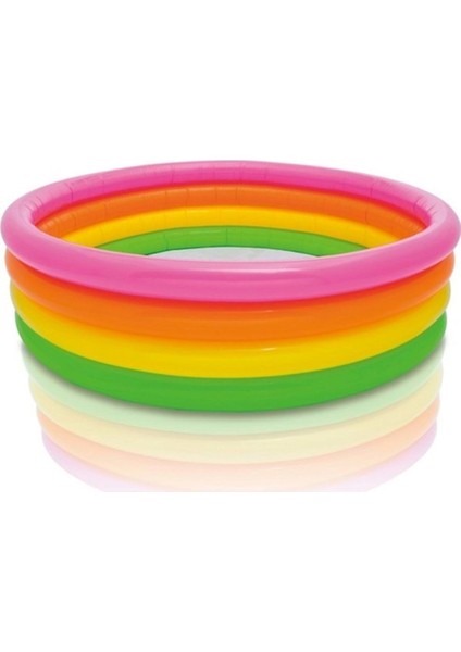 Halkalı Serinlik ve Eğlence İçin 168x46 cm Havuz, Beyaz Renk, Genişlik 37 cm