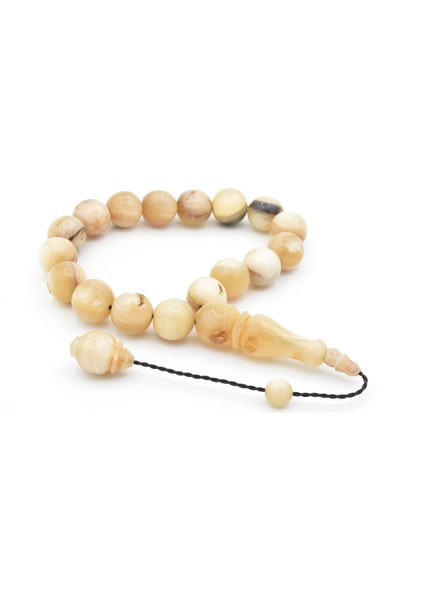 Usta Işi Sistemli Küre Kesim Koç Boynuzu Efe Maskot Tesbih