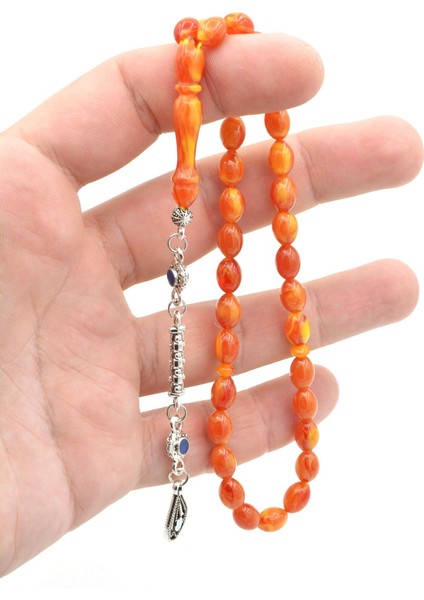 Beyzi Kesim Günlük Boy Sarı Kırmızı Beyrut Kehribar Tesbih indirimleri