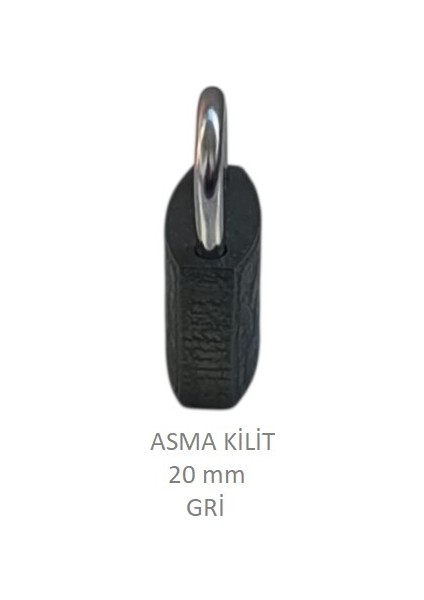 Asma Kilit 20MM Gri modelleri